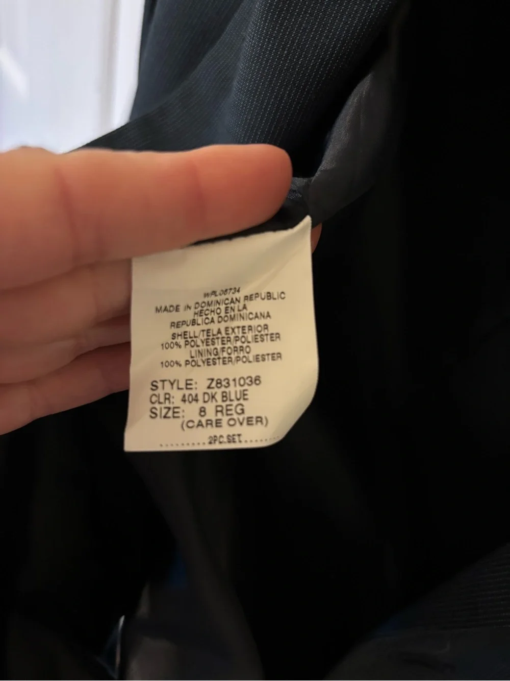 Izod Boys' Navy Two-Button Suit Jacket & Pants